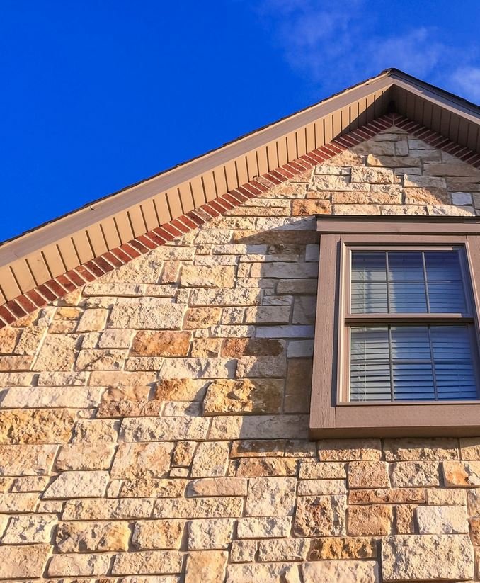 stone veneer house